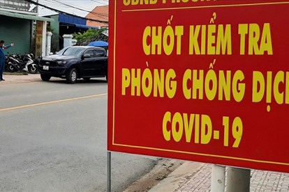 Triển khai các chốt kiểm soát phòng, chống dịch COVID-19 giữa TP Tuy Hòa và các địa bàn giáp ranh